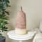 20" Copper Metal Distressed Textured Ombre Vase